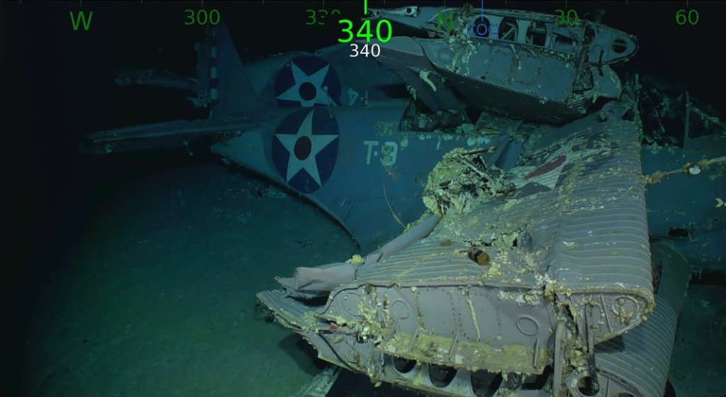 Тайны затонувшего авианосца «Лексингтон». Глубоководная экспедиция исследует исчезнувший корабль времён Второй мировой